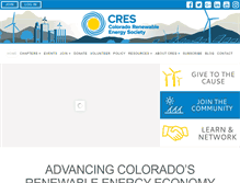 Tablet Screenshot of cres-energy.org